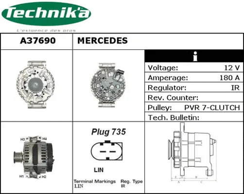 Alternateur Technika A37690