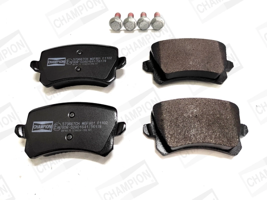 Kit de plaquettes de frein, frein à disque CHAMPION 573667CH
