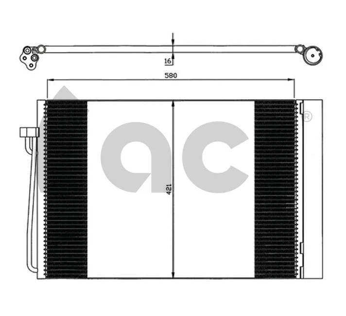 Condenseur, climatisation ACR 300572