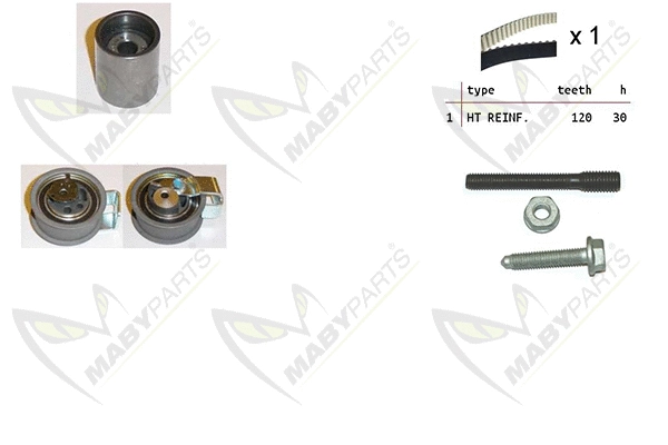 Kit de courroie crantée MABYPARTS OBK010075