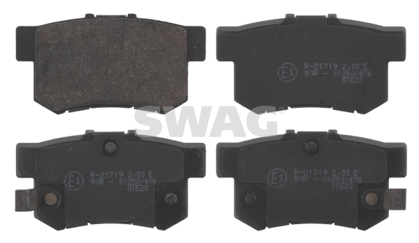 Kit de plaquettes de frein, frein à disque SWAG 85 91 6775
