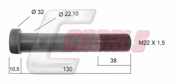Boulon de roue CASALS 21243