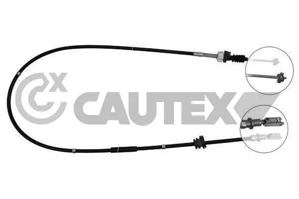 Tirette à câble, commande d'embrayage CAUTEX 038434