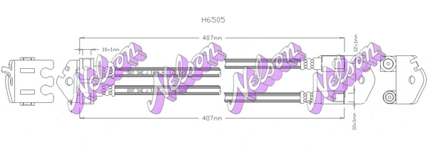 Flexible de frein KAWE H6505