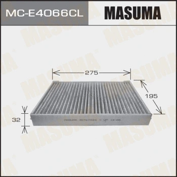 Filtre, air de l'habitacle MASUMA MC-E4066CL