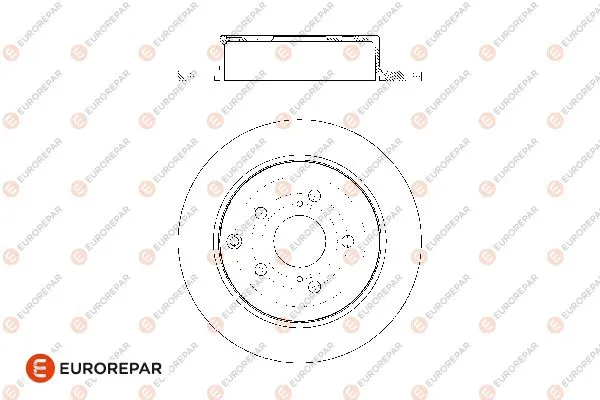 Disque de frein EUROREPAR 1676009080