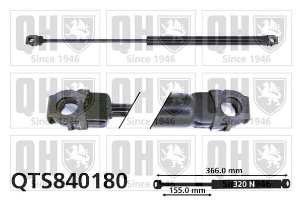 Vérin, capot-moteur QUINTON HAZELL QTS840180