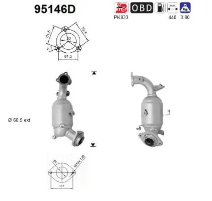 Catalyseur AS 95146D