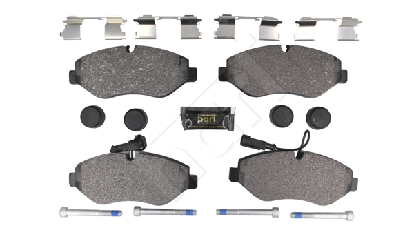 Kit de plaquettes de frein, frein à disque HART 261 731