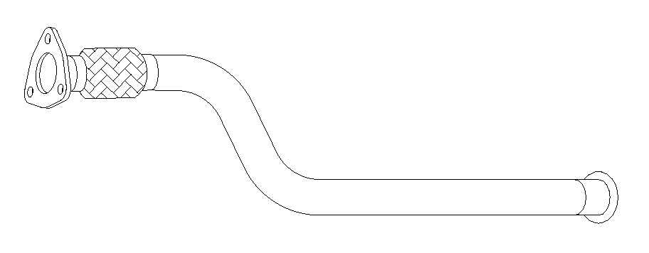 Tuyau d'échappement Vellerand 14669