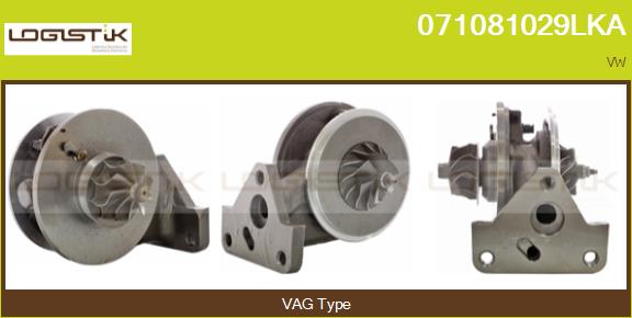 Groupe carter, turbocompresseur LGK 071081029LKA