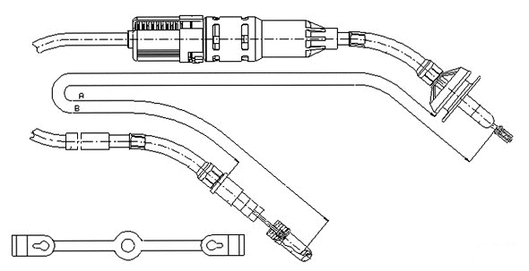 Tirette à câble, commande d'embrayage SONOVA CF00332