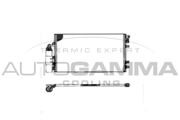 Condenseur, climatisation AUTOGAMMA 103252