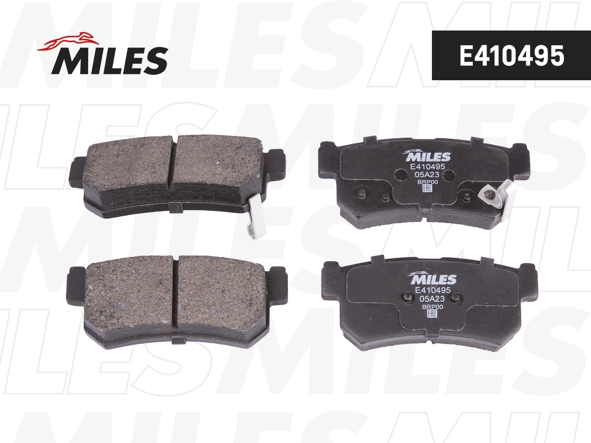 Kit de plaquettes de frein, frein à disque MILES E410495