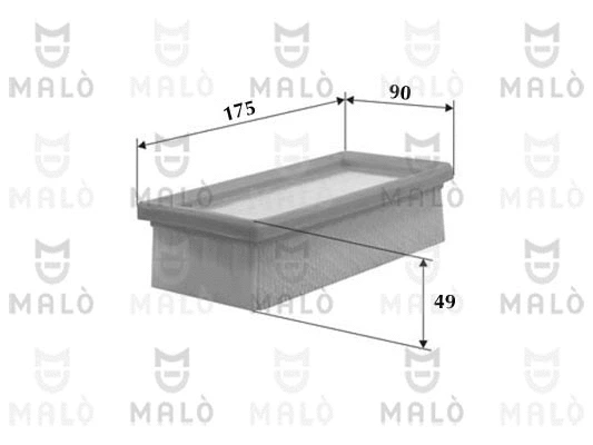 Filtre à air AKRON-MALÒ 1500071