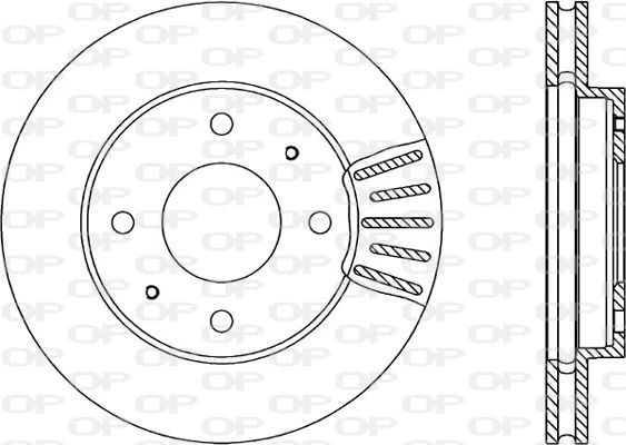 Disque de frein OPEN PARTS BDR1794.20