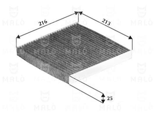 Filtre, air de l'habitacle AKRON-MALÒ 1532292
