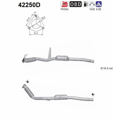 Catalyseur AS 42250D