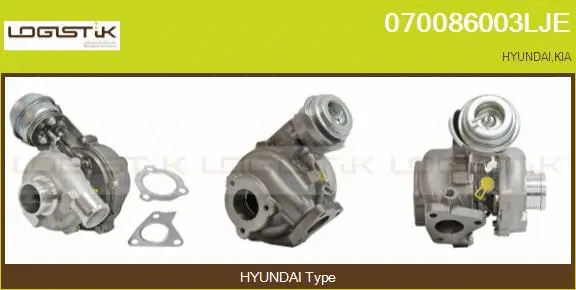 Turbocompresseur, suralimentation LGK 070086003LJE