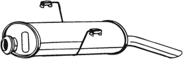 Silencieux arrière BOSAL 190-227