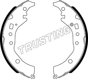 Jeu de mâchoires de frein TRUSTING 110.341