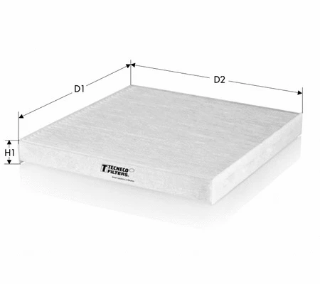 Filtre, air de l'habitacle TECNECO FILTERS CK25007