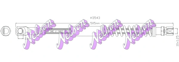 Flexible de frein KAWE H3543