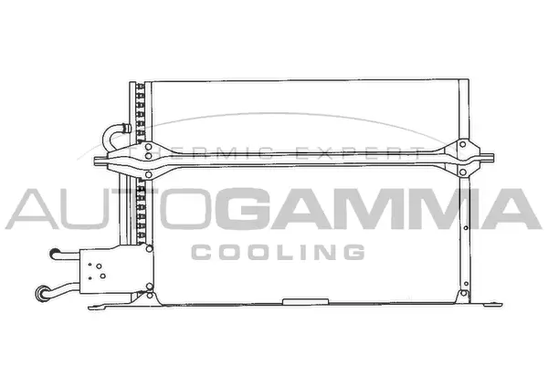 Condenseur, climatisation AUTOGAMMA 101692