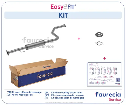 Silencieux central Faurecia FS05186