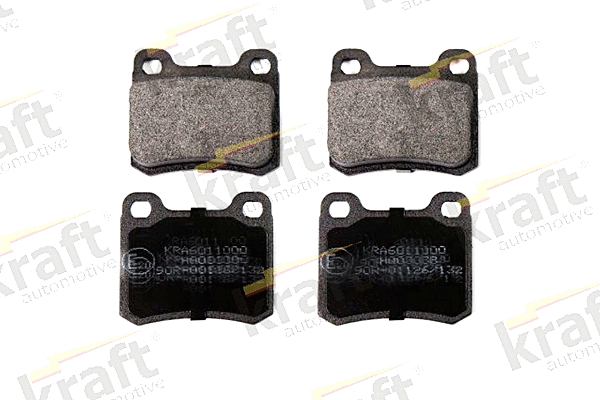 Kit de plaquettes de frein, frein à disque KRAFT AUTOMOTIVE 6011000