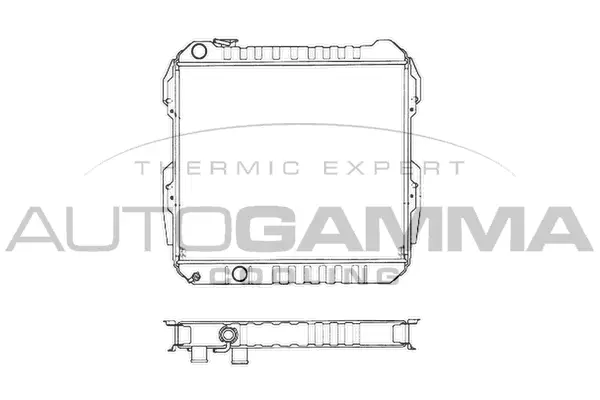Radiateur, refroidissement du moteur AUTOGAMMA 102967