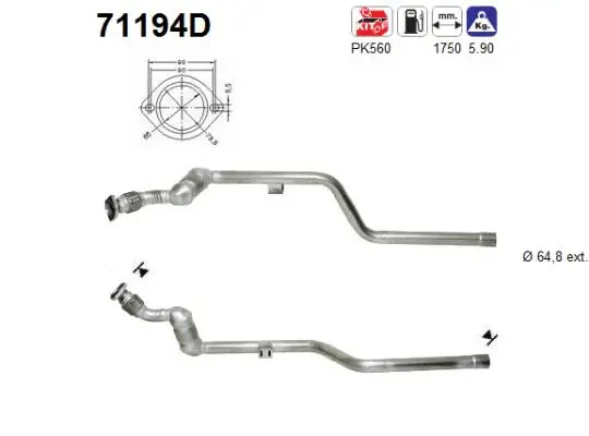 Catalyseur AS 71194D