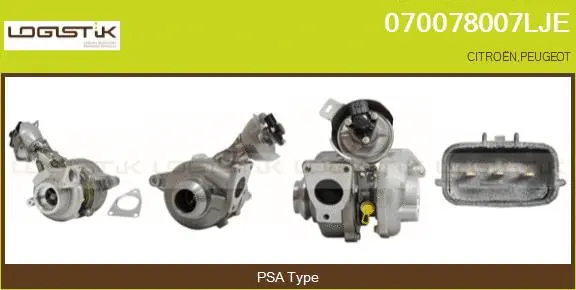 Turbocompresseur, suralimentation LGK 070078007LJE