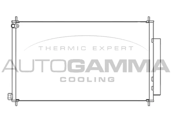 Condenseur, climatisation AUTOGAMMA 105961