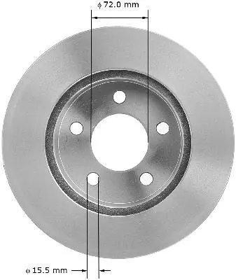 Disque de frein ALLMAKES 52008440B
