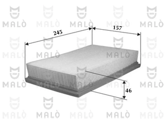 Filtre à air AKRON-MALÒ 1500103