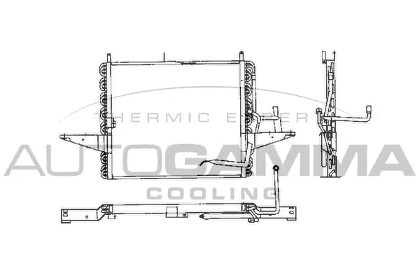Condenseur, climatisation AUTOGAMMA 102654