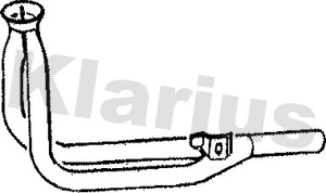 Tuyau d'échappement KLARIUS 120202