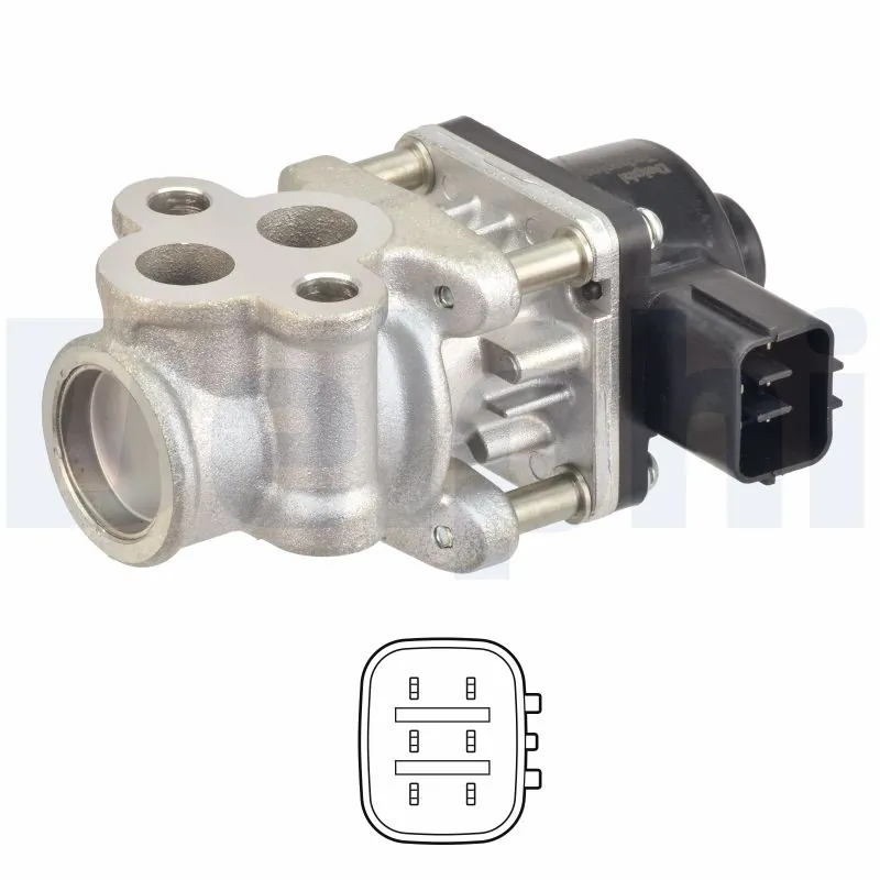 Vanne EGR DELPHI EG10611-12B1