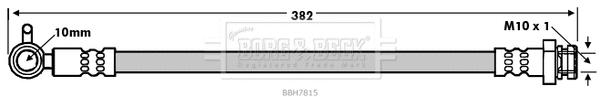 Flexible de frein BORG & BECK BBH7815