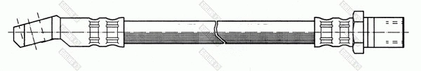 Flexible de frein GIRLING 9004110