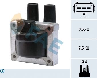 Bobine d'allumage FAE 80232