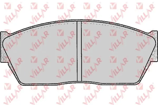 Kit de plaquettes de frein, frein à disque VILLAR 626.0186