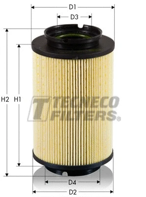 Filtre à carburant TECNECO FILTERS GS0308E