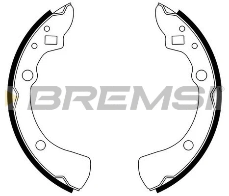 Jeu de mâchoires de frein BREMSI GF0772