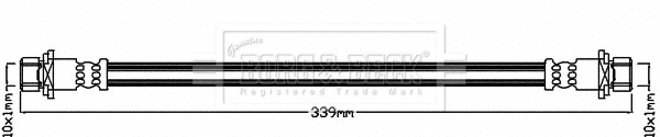 Flexible de frein BORG & BECK BBH8266
