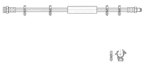 Flexible de frein CEF 516965