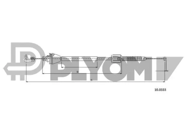 Câble d'accélération PLYOM P028099