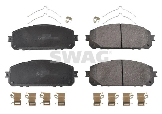 Kit de plaquettes de frein, frein à disque SWAG 33 10 6401