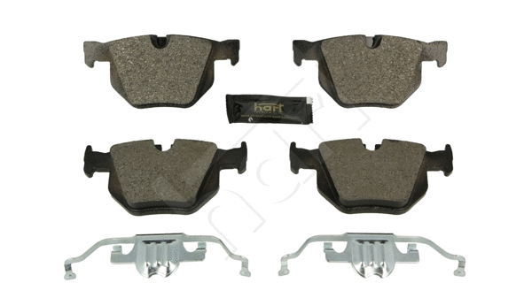 Kit de plaquettes de frein, frein à disque HART 260 776